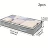 Under Bed Storage Box Dustproof Organizer With Reinforced Handles For Comforters And Toys 6