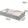 Under Bed Storage Box Dustproof Organizer With Reinforced Handles For Comforters And Toys 7