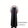 Heavy Duty Waterproof PU Leather Apron For Dishwashing And Cleaning 8