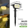 Solar Motion Sensor Spotlight Outdoor 6