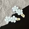 Five Petal Colorful Flower Hair Clip For Women 8
