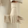 Women Winter Velvet Warm Gloves Windproof Cycling And Driving 7
