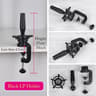 Wig Head Stand Table Clamp Adjustable Mannequin Holder 6
