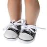 Canvas Denim Baby Doll Sneakers For 18 Inch Dolls 12