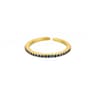 Mini Zircon Green Adjustable Ring For Women 8