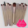 20 Piece Makeup Brush Set For Eyes And Face Blending 12