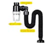 Flexible Sink Drain Deodorant Hose With Strainer 5