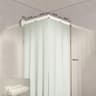 Invisible Folding Shower Partition And Waterproof Curtain Set 8