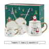 Christmas Porcelain Teaware Gift Set 12