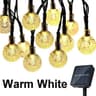Solar String Lights Outdoor Crystal Fairy Light Set 8