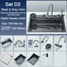 Stainless Steel Kitchen Sink  Large Single Bowl With Smart Digital Display 10