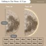 Creative LED Moon Wall Painting Lamp  Remote Control Minimalist Decor 12