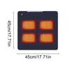 5V USB Graphene Heating Pad  3Level Thermal Cushion For Outdoor Camping  Home 6