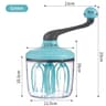 SemiAutomatic Manual Whisk  HighEfficiency Household Cake Baking Tool 8