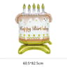 Standing Birthday Cake Foil Balloon With Base 5