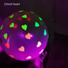 Fluorescent GlowintheDark Balloons  10 Pcs Luminous Heart Decor 7