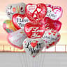 I LOVE YOU Heart Foil Balloons  10 Pcs Premium Romantic Decor 6