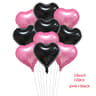 I LOVE YOU Heart Foil Balloons  10 Pcs Premium Romantic Decor 7