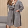 Luxury Waffle Weave Spa Robe  QuickDry Lightweight Bathrobe 9