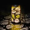 Hollow Iron Solar Garden Lantern 10