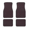 Luxury AllWeather Universal Car Floor Mats  4Piece Complete Interior Protection Set 5