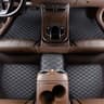 Elite Interior Defense Universal PU Leather Car Floor Mats  5Piece Complete Foot Pad Set 7