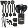 18Piece Professional Silicone Kitchenware Set  HeatResistant NonStick Cookware 6