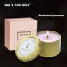 Romantic Transparent Glass Jar Aromatherapy Candle 8
