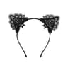 Cute Lace Black Cat Ears Headband  Sexy Cosplay  Party Hair Accessory 7