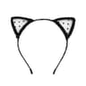 Cute Lace Black Cat Ears Headband  Sexy Cosplay  Party Hair Accessory 8