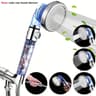 3Mode Negative Ion Booster Shower Head  Filtered WaterSaving Handheld With Pause Control 7