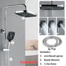 HighPerformance Rain Shower Combo  12Inch UltraLarge Overhead  3Mode Handheld Set 8