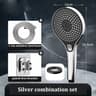 ThreeSpeed Pressurized Shower Combo  ExtraLarge Panel HighFlow Bathroom Head 5