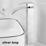 Luxury Waterfall Basin Mixer  Hot  Cold DualControl Square Waterfall Faucet 11