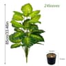 Realistic 24Leaf Artificial Areca Palm Tree  Indoor Tropical Greenery 8