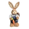 3D Handcrafted Cattail Easter Bunny  EcoFriendly Woven Holiday Figurine 7
