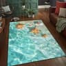 3D Desert Crack Water Fire Rug  Optical Illusion NonSlip Living Room Decor 11