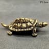 Pure Copper Turtle Statue  Vintage Brass Feng Shui Ornament 10