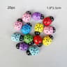 HandPainted Wooden Ladybug Miniature  Charming DIY Wood Crafts For Fairy Gardens  Home Decor 7
