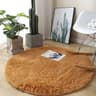 Plush Round Shag Carpet  UltraSoft Fluffy Floor Mat For Childrens Bedrooms  Modern Living Rooms 12
