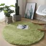 Plush Round Shag Carpet  UltraSoft Fluffy Floor Mat For Childrens Bedrooms  Modern Living Rooms 13