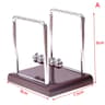 Newtons Cradle Kinetic Desk Toy  Metal Pendulum Balance Ball For Physics Education  Office Decor 7