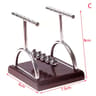 Newtons Cradle Kinetic Desk Toy  Metal Pendulum Balance Ball For Physics Education  Office Decor 8