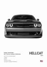 Dodge Challenger SRT Hellcat Redeye Canvas Poster  HighPerformance Muscle Car Photography For Moder 7