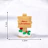 Resin Miniature Road Signs  Realistic DIY Fairy Garden Ornaments  MicroLandscape Christmas Dollhous 6