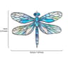 Acrylic Dragonfly Hanging Decor  Colorful Insect Suncatcher  Window Pendant For Bedroom Living Room 8