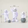 4Piece Astronaut Figure Set  Spaceman Sculpture  Educational Toy For Desktop Home Decoration  Space 14