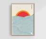 Mount Fuji Sunrise Great Wave Canvas  Iconic Japanese Wall Art For Modern Homes 8