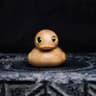 Funny Middle Finger Duck Handmade Wooden Statue  Bold  Witty Mini Duck Figurine For Home  Office 6