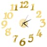 2D Frameless DIY Mirror Wall Clock  Modern Quartz Wall Sticker Decor For Living Room  Office 14
